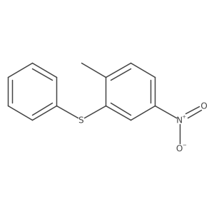 1-Methyl-4-nitro-2-(phenylthio)benzene结构式