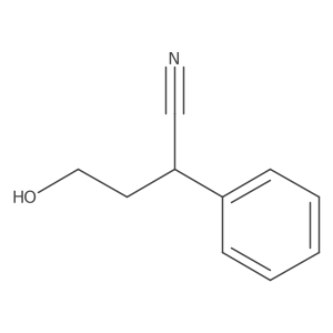 4-Hydroxy-2-phenylbutanenitrile Structure