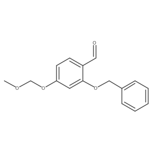 2-(Benzyloxy)-4-(methoxymethoxy)benzaldehyde结构式