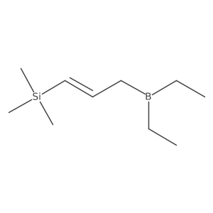 [(1E)-3-(diethylboranyl)prop-1-en-1-yl]trimethylsilane结构式