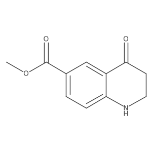 Methyl 1,2,3,4-tetrahydro-4-oxo-6-quinolinecarboxylate结构式