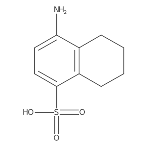 4-Amino-5,6,7,8-tetrahydro-1-naphthalenesulphonic acid Structure