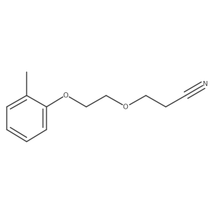 3-[2-(2-Methylphenoxy)ethoxy]propanenitrile结构式