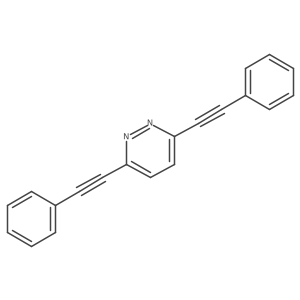 3,6-Bis(2-phenylethynyl)pyridazine Structure