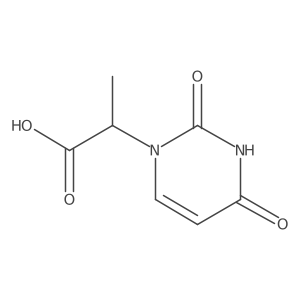 2-(2,4-dioxo-3,4-dihydropyrimidin-1(2H)-yl)propanoic acid结构式