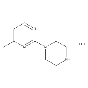 4-Methyl-2-(piperazin-1-yl)pyrimidine hydrochloride Structure
