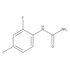 (2-Fluoro-4-iodophenyl)-urea结构式