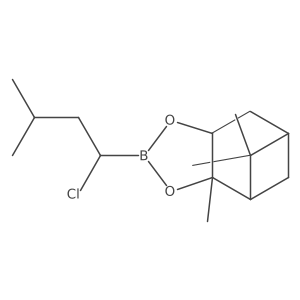 (3aS,4S,6S,7aR)-2-((R)-1-Chloro-3-methylbutyl)-3a,5,5-trimethylhexahydro-4,6-methanobenzo[d][1,3,2]dioxaborole结构式