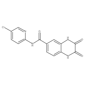 N-(5-chloropyridin-2-yl)-2,3-dioxo-1,2,3,4-tetrahydroquinoxaline-6-carboxamide Structure