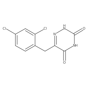 6-[(2,4-Dichlorophenyl)methyl]-1,2,4-triazine-3,5(2H,4H)-dione结构式