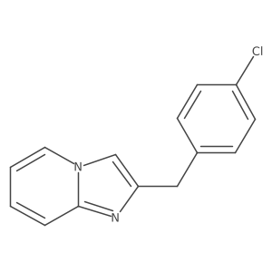Imidazo[1,2-a]pyridine,2-[(4-chlorophenyl)methyl]-结构式