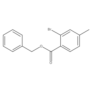 Benzyl 2-bromo-4-methylbenzoate结构式