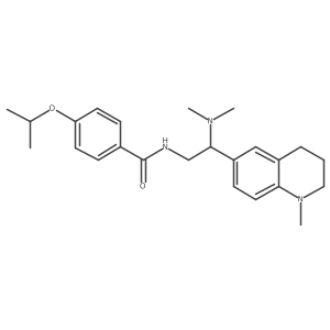N-(2-(dimethylamino)-2-(1-methyl-1,2,3,4-tetrahydroquinolin-6-yl)ethyl)-4-isopropoxybenzamide Structure