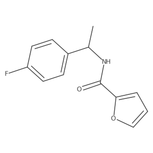 N-[1-(4-fluorophenyl)ethyl]furan-2-carboxamide Structure