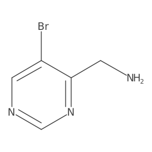 (5-Bromopyrimidin-4-yl)methanamine Structure