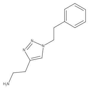 1-(2-Phenylethyl)-1H-1,2,3-triazole-4-ethanamine Structure
