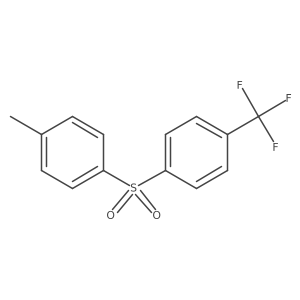 p-Tolyl[4-(trifluoromethyl)phenyl] sulfone Structure