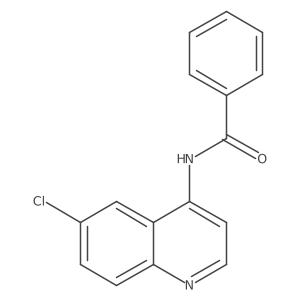 N-(6-chloroquinolin-4-yl)benzamide Structure