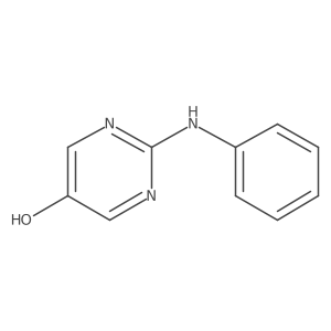 2-(Phenylamino)-5-pyrimidinol Structure