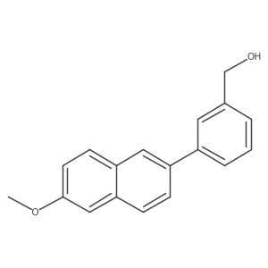 (3-(6-Methoxynaphthalen-2-yl)phenyl)methanol Structure