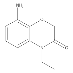 8-Amino-4-ethyl-2H-1,4-benzoxazin-3(4H)-one结构式