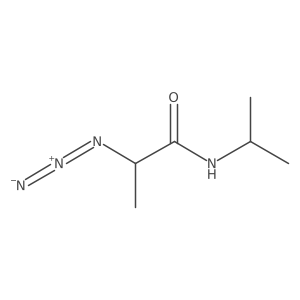 2-azido-N-(propan-2-yl)propanamide Structure