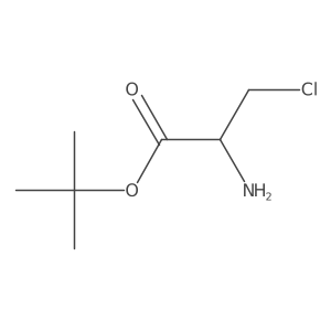 3-Chloro-L-alanine 1,1-dimethylethyl ester Structure