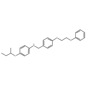 N-[4-(Sec-butoxy)phenyl]-N-[4-(2-phenoxyethoxy)-benzyl]amine结构式