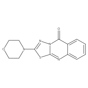 2-(4-Morpholinyl)-5H-1,3,4-thiadiazolo[2,3-b]quinazolin-5-one Structure