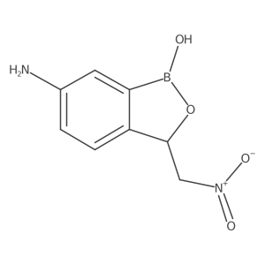1-hydroxy-3-(nitromethyl)-3H-2,1-benzoxaborol-6-amine结构式
