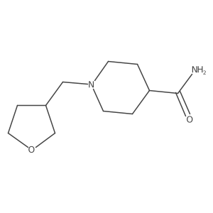1-((Tetrahydrofuran-3-yl)methyl)piperidine-4-carboxamide结构式