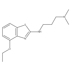 CCOc1cccc2sc(NCCCN(C)C)nc12结构式