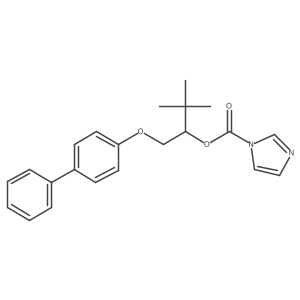[3,3-Dimethyl-1-(4-phenylphenoxy)butan-2-yl] imidazole-1-carboxylate Structure
