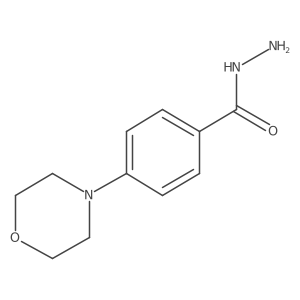 4-Morpholinobenzohydrazide Structure