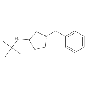 1-Benzyl-n-(tert-butyl)pyrrolidin-3-amine结构式