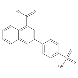 2-[4-(Aminosulfonyl)phenyl]quinoline-4-carboxylic acid Structure