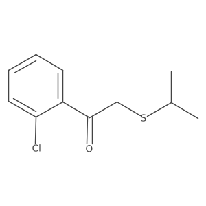 1-(2-Chlorophenyl)-2-(isopropylthio)ethan-1-one Structure