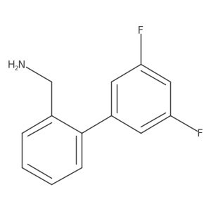 (3',5'-Difluoro-[1,1'-biphenyl]-2-YL)methanamine结构式