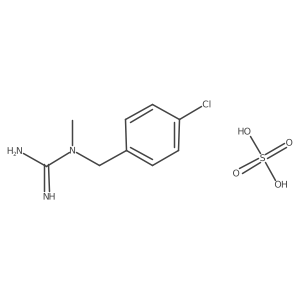 N-(4-Chlorobenzyl)-N-methylguanidine sulfate Structure