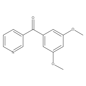 (3,5-Dimethoxyphenyl)(pyridin-3-yl)methanone Structure