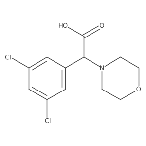2-(3,5-Dichlorophenyl)-2-(morpholin-4-yl)acetic acid Structure