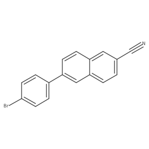 6-(4-Bromophenyl)-2-naphthonitrile结构式