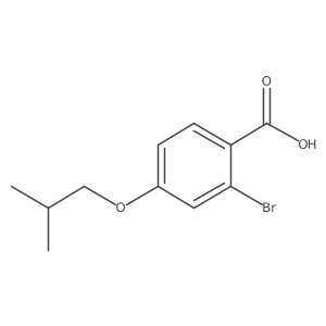 2-Bromo-4-(2-methylpropoxy)benzoic acid Structure