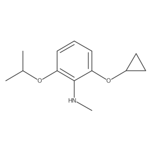 2-Cyclopropoxy-6-isopropoxy-N-methylaniline结构式