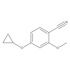 4-Cyclopropoxy-2-methoxybenzonitrile Structure