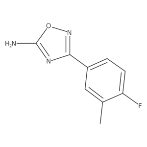3-(4-Fluoro-3-methylphenyl)-1,2,4-oxadiazol-5-amine结构式