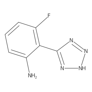 3-fluoro-2-(1H-1,2,3,4-tetrazol-5-yl)aniline Structure