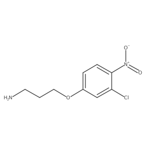 3-(3-Chloro-4-nitrophenoxy)propan-1-amine Structure