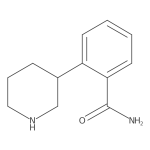 2-(Piperidin-3-yl)benzamide结构式