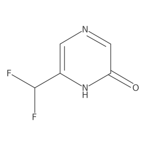 6-(Difluoromethyl)pyrazin-2(1H)-one结构式